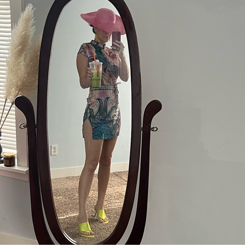 Colorful Kimono Dress